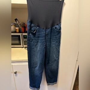 Full belly Maternity full belly crop jeans